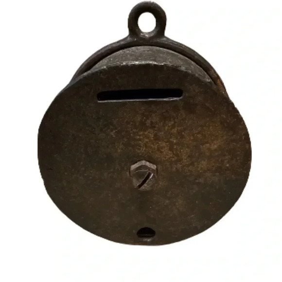 Vintage "Time Is Money" Cast Iron Bank - Picture 3 of 7